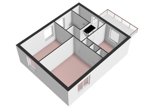 Floorplan - Bannerheerstraat 1, 7038 AH Zeddam